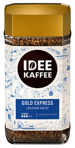 Idee Kaffee GOLD EXPRESS Löslicher Kaffee, 100g