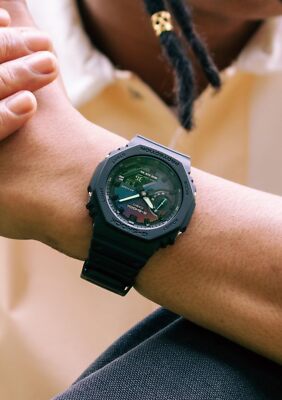 CASIO G-SHOCK GA-2100RW-1AJF 美品 CASIO G-SHOCK GA-2100RW-1AJF Rainbow Brick Wall Analog Digital
