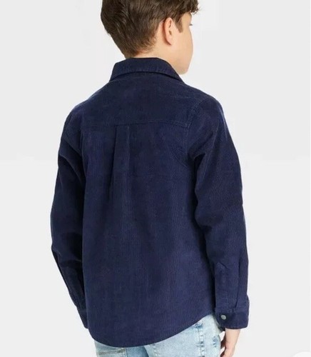 Boys Long Sleeve Button-down Corduroy Shacket ~ Cat & Jack M (8/10) - Picture 2 of 3