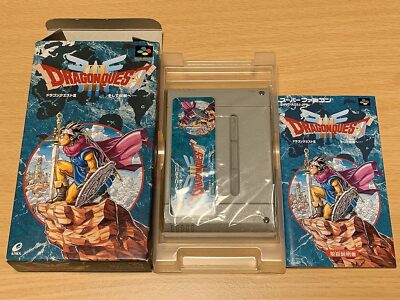 Enix Dragon Quest 3 SUPER FAMICOM SHVC-P-AQ3J JP