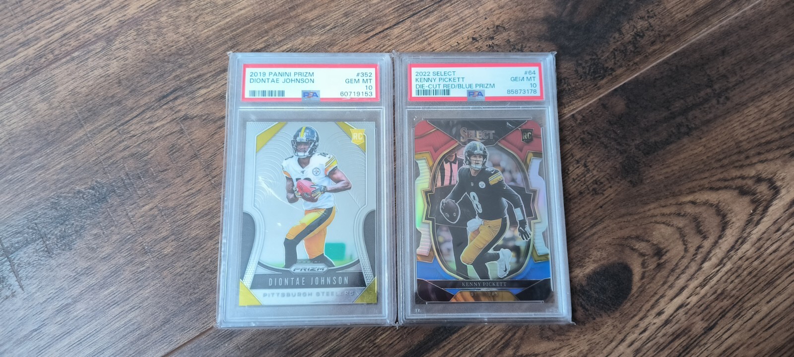 Rare PSA 10 Pittsburgh Steelers Double Bundle NFL Football Collectible Gem