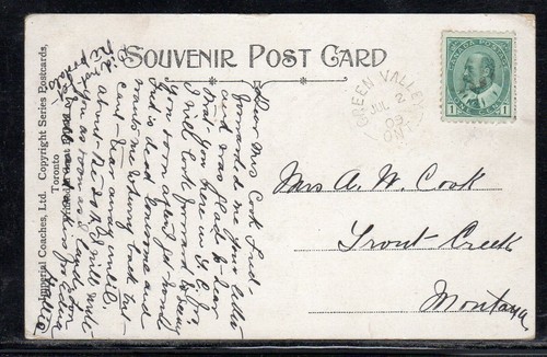 Canada Toronto ON From The Bay Used 1909 b639 - Picture 2 of 2