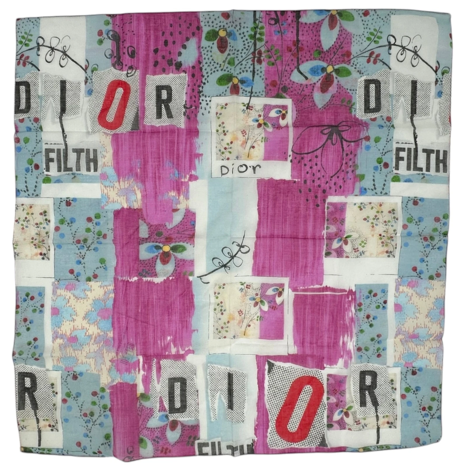 Foulard coton « fourrure » Dior F/W 2003