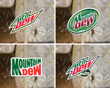 Mountain Dew Logo Brand Drink Soda Sticker Decal Fan Skate Laptop Car Baja Blast Mountain Dew Logo Brand Drink Soda Sticker Decal Fan Skate Laptop Car Baja Blast