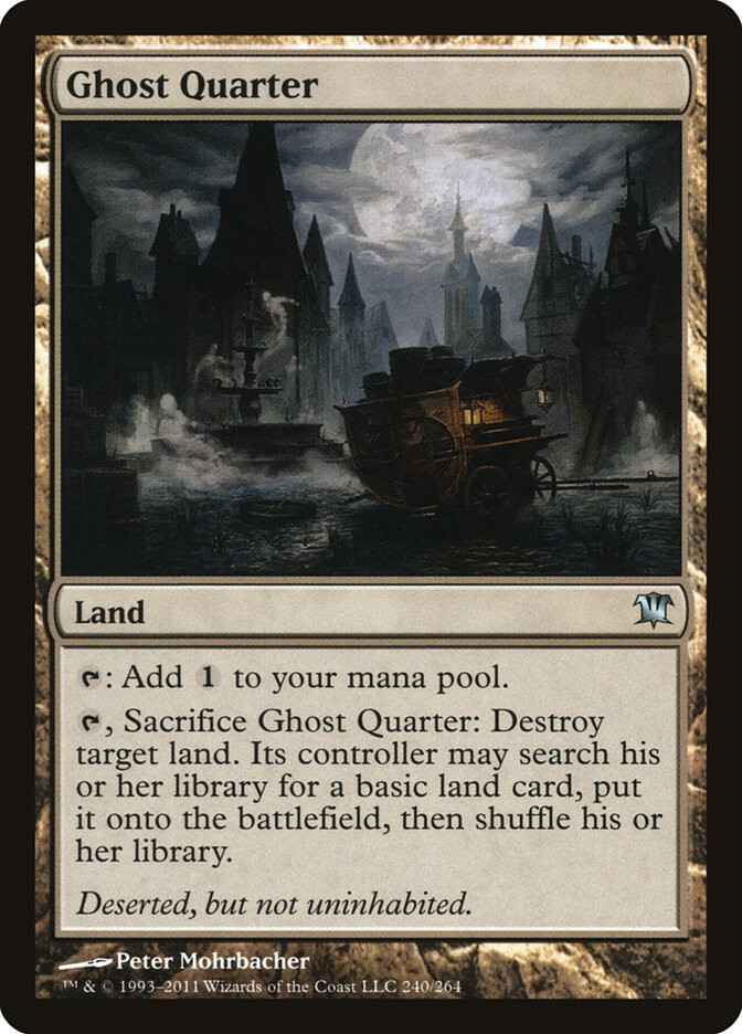 MTG Ghost Quarter  - Innistrad #240