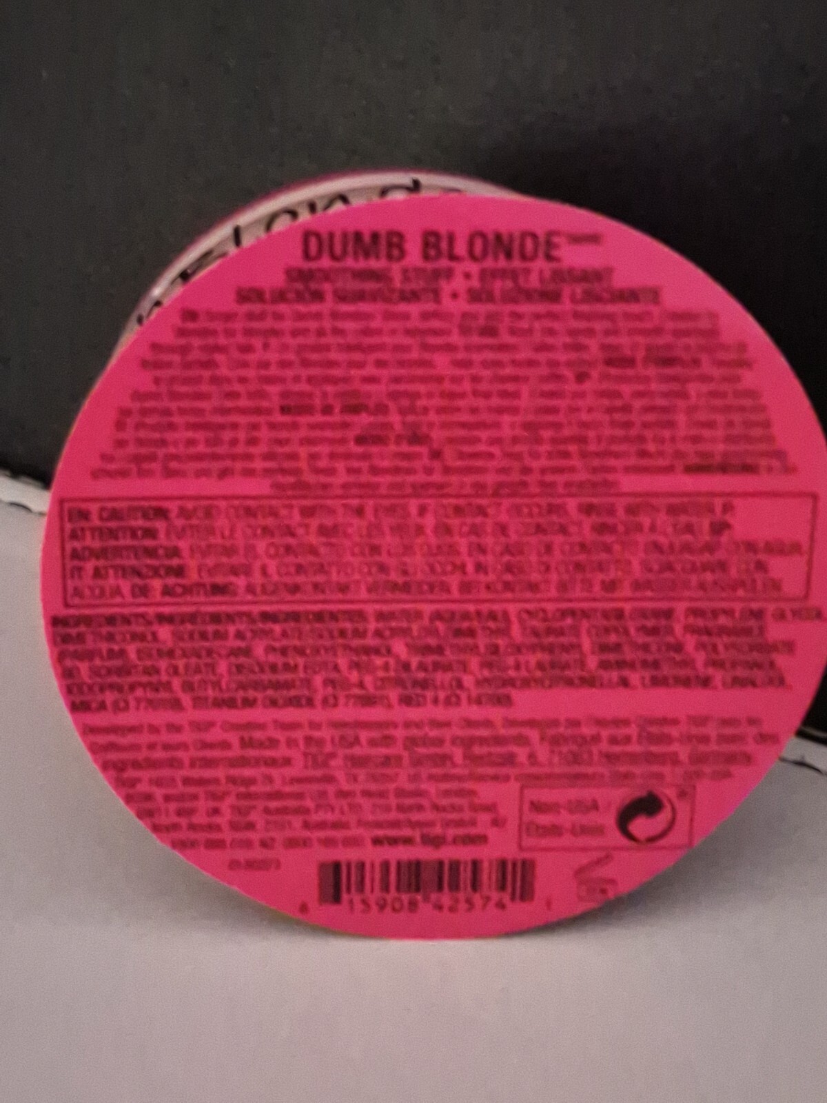 Tigi Bedhead Dumb Blonde Smoothing Stuff New Sealed Discontinued eBay