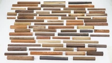 African Hardwood Small Spindle Blanks Selection Box. Pau Rosa, Blackwood etc.