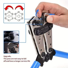 Cable Lug Crimper Battery Terminal Large Wire Terminal Crimping Tool 0-10awg