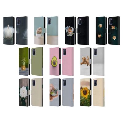 PIXELMATED ANIMALS SURREALE HAUSTIERE BRIEFTASCHE HÜLLE HUELLE FÜR OPPO HANDYS