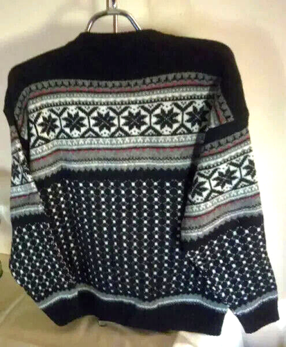 Scottish Fair Isle Wool Cardigan Jacket - Nor'easterly by Harley of Scotland - Picture 2 of 7