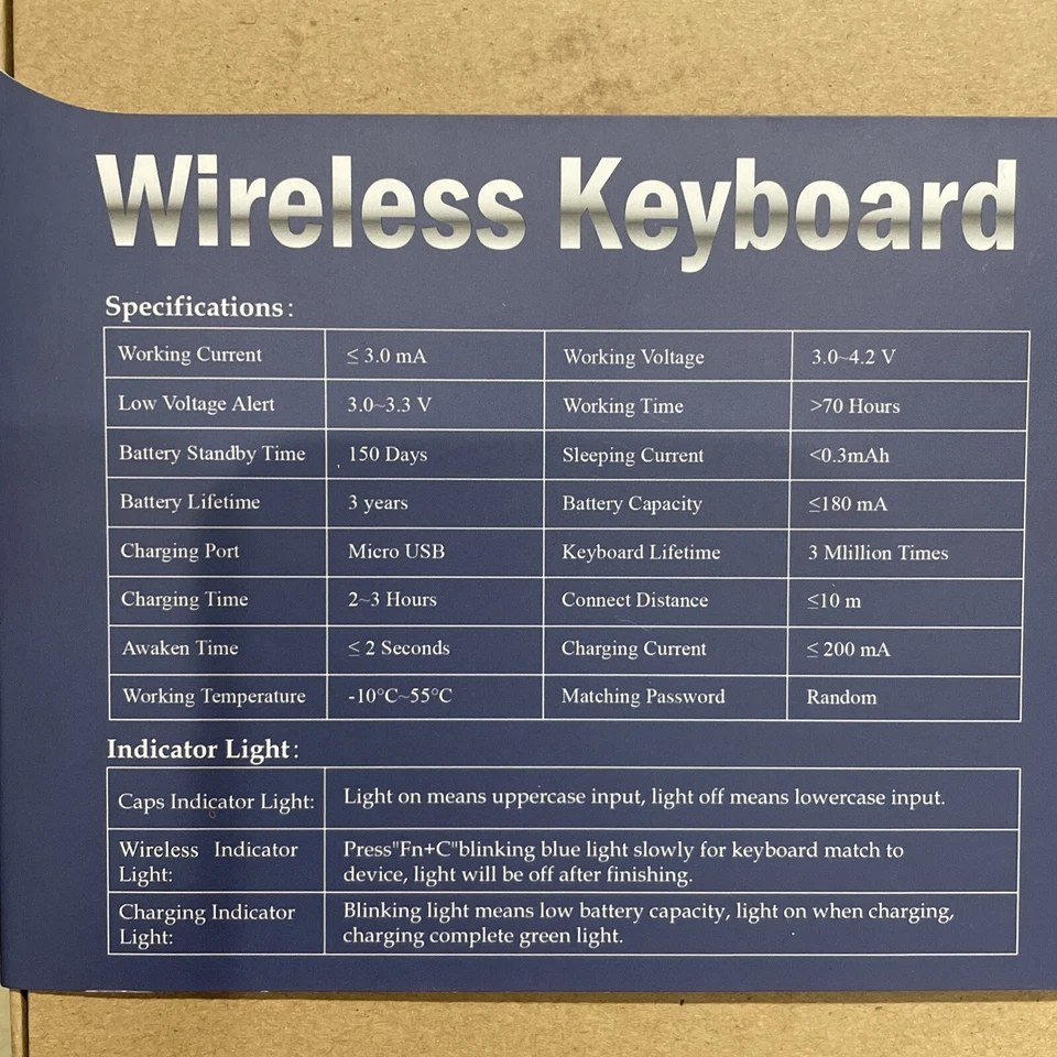 IVSO Wireless Keyboard for Ipad Pro 12.9 2018 Bluetooth Case Stand Black - Image 3 of 3