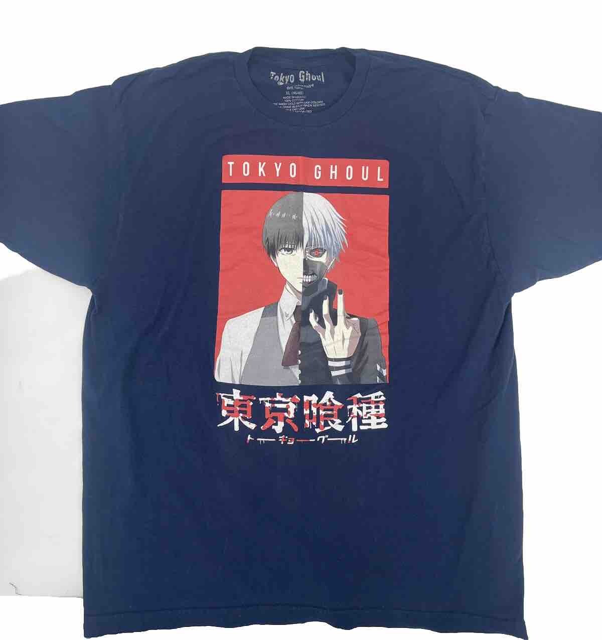 Tokyo Ghoul Ken Kaneki Anime Horror CrunchyRoll T-Shi… - Gem
