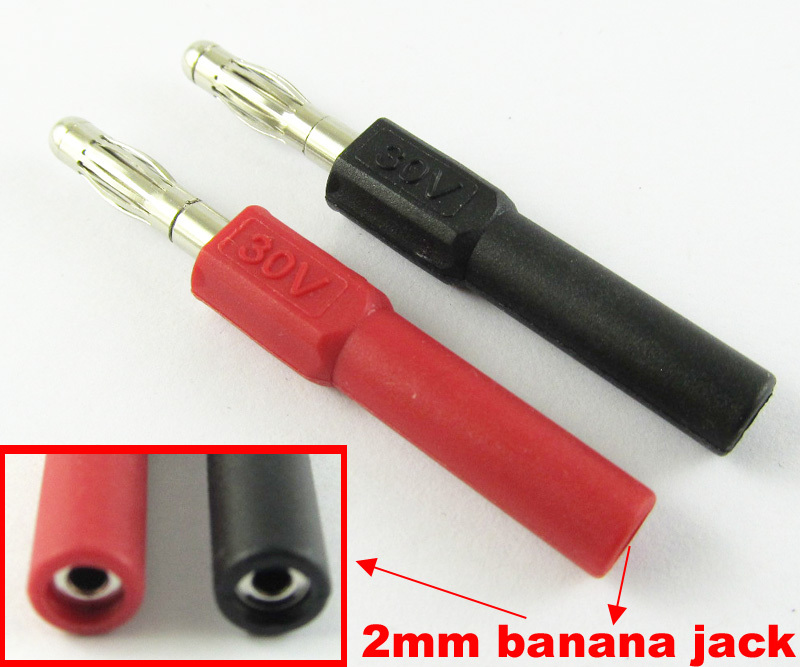 CNCESS Cavo adattatore CESS-104 da spina RCA maschio a banana femmina, confezione da 2