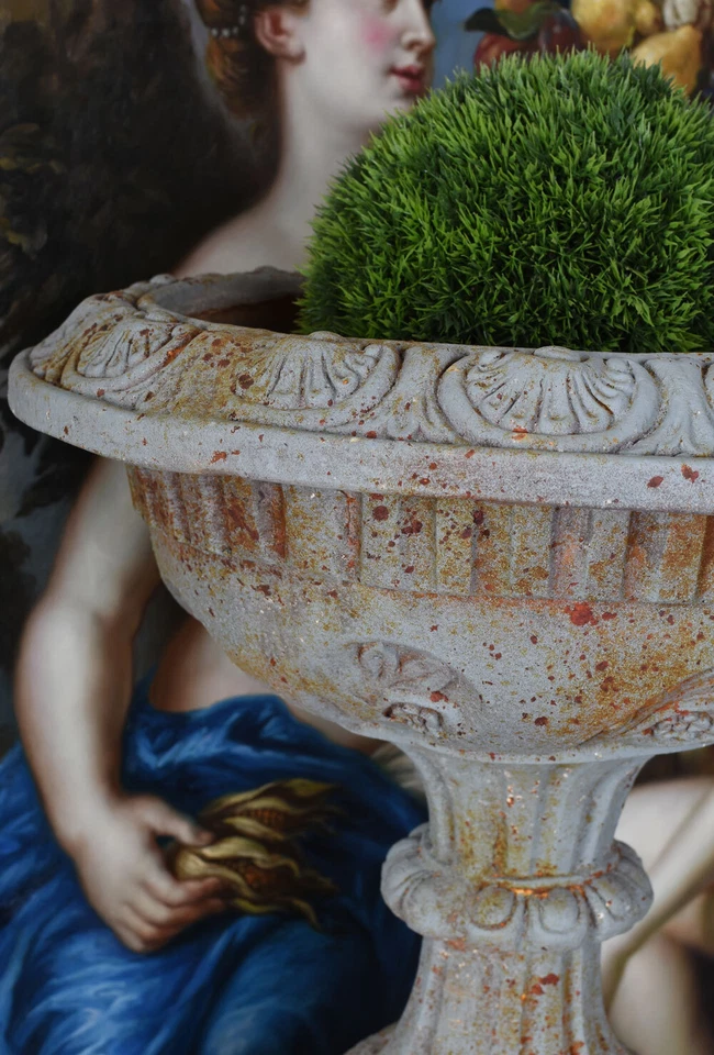 Blumengefäss Barock Pflanzenschale Antik Gartengefäss 58cm Pflanzkübel Garten - Bild 4 von 4