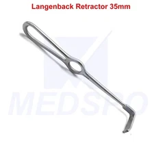 Dental Surgery Lange beck Retractor 35mm L Shaped Soft Tissue Surgical Retractor