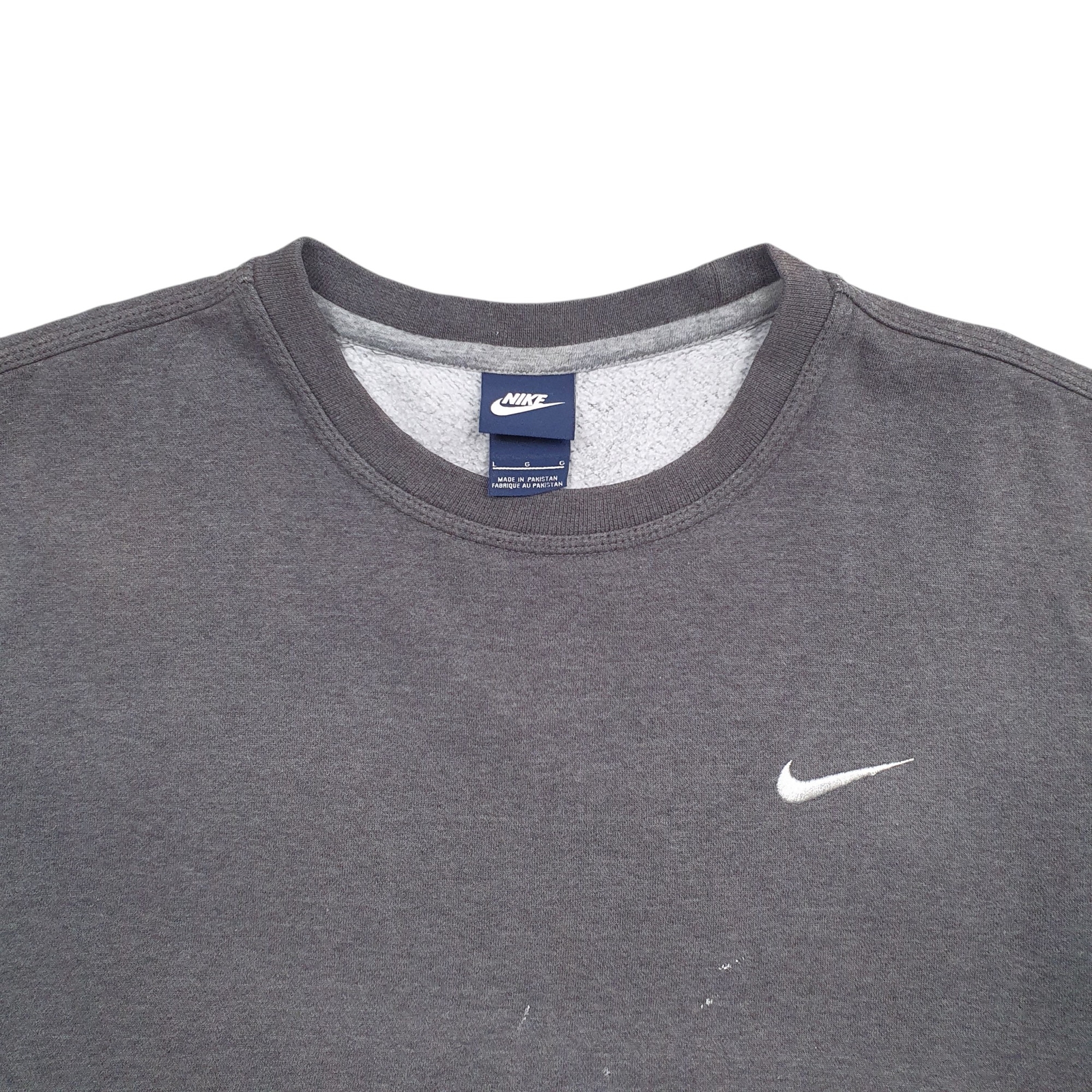 NIKE Crewneck Cotton Blend Jumper Sweatshirt Mens L image 2