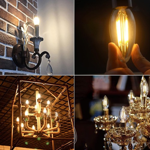 Small Edison Screw Light Bulbs LED E14 E27 B15 B22 Dimmable Bayonet Warm White - Picture 2 of 9