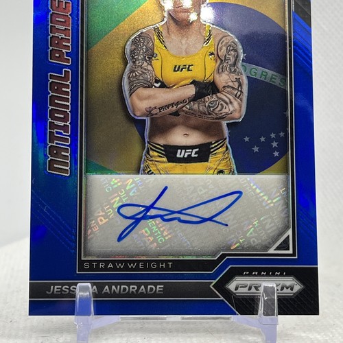 2023 Chronicles Prizm UFC Jessica Andrade Blue National Pride Auto /49 #NP-JAN - 第 3/6 張圖片
