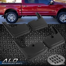 Front+Rear Splash Guards Mud Flaps w/ Wheel Lips Fit For 2015-2020 Ford F-150