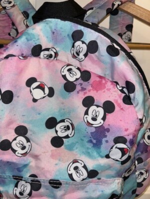 Disney Mickey Mouse Full Sz Pastel Tie-Dye Background  display picture 2