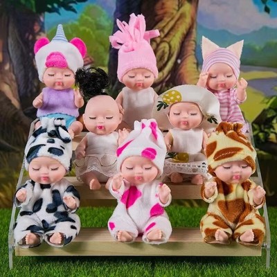 11cm Mini Reborn Baby Doll Toy Cute Sleeping Newborn Kids Gift (50)