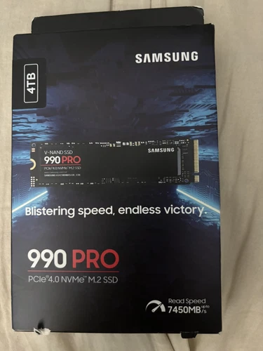 Samsung 990 PRO 4TB Internal PCle 4.0NVMe M.2 Solid State Data New Sealed