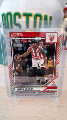 2024-25 Panini Donruss Euroleague Isaiah Canaan Purple Press Proof /275
