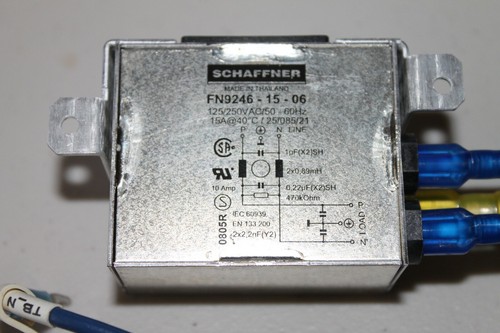 Schaffner FN9246-15-06 Receptacle w/Filter 15A - Picture 2 of 6