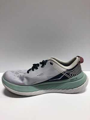 Hoka One One Men's Carbon X, White/Multi Running Shoes, Size