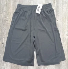 New Pro Club Mesh Shorts w/ Pocket - Charcoal Gray - L, XL, 2X, 3X, 4X, 5X & 7XL