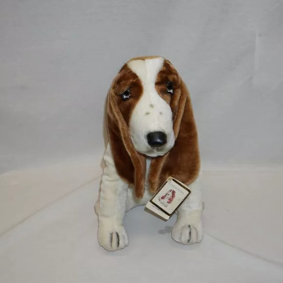 Basset hound best sale stuffed animal plush