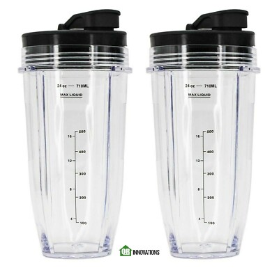 #ad 2 Pack 24 oz Cup with Sip amp; Seal Lid Compatible with Nutri Ninja Auto iQ $21.84