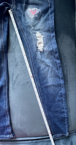 NWT BEAUTEES Premium Denim Jeans Bling Distressed Sparkle Glitter Girls SIZE 12 - Picture 10 of 16