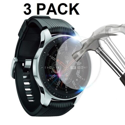 3X Protector de Pantalla de Cristal Templado Para Samsung Galaxy Watch 46mm