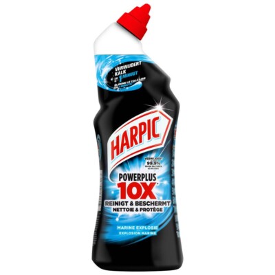 4,87 /L - 12er Pack Harpic Toilettenreiniger   Gel Power Plus Marine   750ml