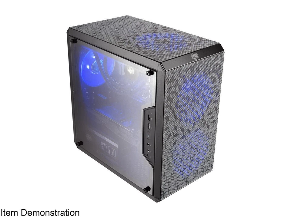 MasterBox Q300L mATX PC Case w/ Magnetic Design Dust Filter Transparent Acrylic - Image 3 of 4