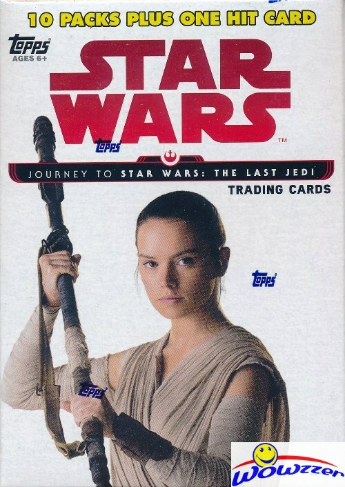 2017 Topps Journey to Star Wars: The Last Jedi EXCLUSIVE Blaster Box-HIT Pack!
