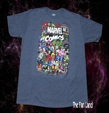 New Marvel Comics X-Men Squad Crew Cast Mens Classic Vintage T-Shirt