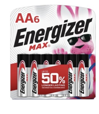 Energizer AAA Alkaline Batteries -  6 Count