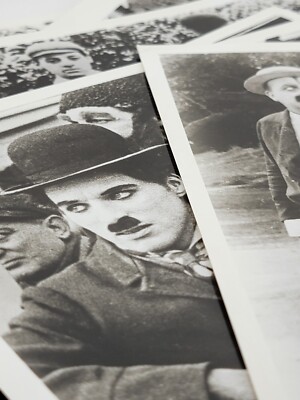 Lot Of 6 Rare Antique Press Release Charlie Chaplin 8x10 Photos