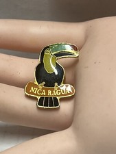 Parrot Pin Colorful Parrot Made in the USA Souvenir Travel Pin Nicaragua