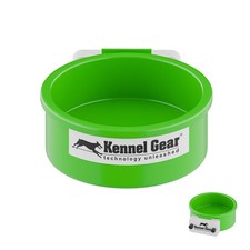 Kennel-Gear Dog Crate Water Bowl No Spill 20oz Food-Grade Polypropylene Feeder S