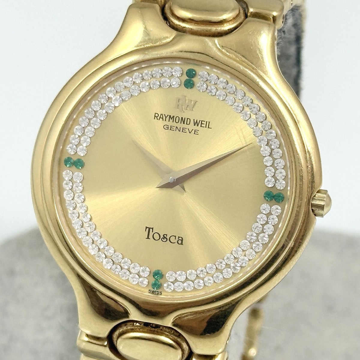 Raymond Weil Gold Watch 18k Gold Electroplated 10m for Parts