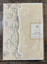 Anna Griffin Monogram Rub On Transfers New Sealed 552 Embellishments