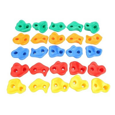 Rock Climbing Holds Plastic Colorful Stylish Ergonomic Design Comfortable Ro SET