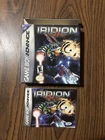 Iridion II (Nintendo Game Boy Advance, 2003) Box and Manual only