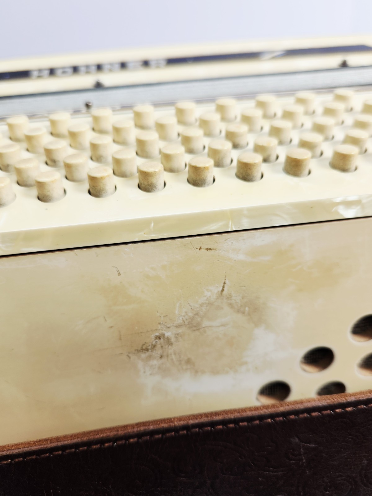 Vintage Hohner Tango II Accordion With Case 