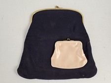 Vintage Coblentz Original Satin Evening Coin Purse w/ Large Carry Pouch