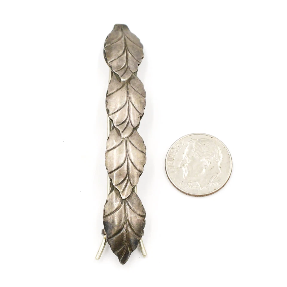 Sterling Silver 925 Leaf Organic/Nature Hair Clip/Pin - Image 4 of 4