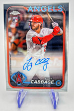 Trey Cabbage Angels 2024 Topps Chrome RC Auto #RA-TCA Auto
